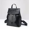 2025 Nueva Bolsa para Mujer Moda Europea y Americana Piel Genuina Mochila Vintage Mochila de Piel de Vaca con Cera de Aceite Mochila Escolar de Moda Guangzhou Venta al por Mayor
