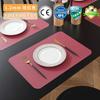 Tapete de mesa estilo western com sensação de pele, tapete de mesa com isolamento térmico, à prova d'água e à prova de óleo, tapete retangular para mesa de jantar doméstica, vendas diretas de fábrica no atacado transfronteiriço