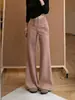 Pantalones de chándal acampanados estilo americano grises para mujer, nuevo modelo otoño 2026, de cintura alta, con cordón, corte ajustado, pantalones de yoga casuales de pierna ancha