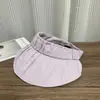 2026 Sombrero Visera de Sol para Mujer de Verano para Exteriores, Protección UV, Plegable, Versátil, Ala Plisada, Sombrero tipo Concha para el Sol