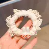 Gafas de Encaje Dulces Lazo para el Pelo de Gato Cuerda para el Pelo de Dibujos Animados Cola de Caballo Ins Chica Intestino Delgado Goma Elástica de Encaje Linda Tocado
