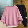 Conjunto Deportivo Casual de Otoño para Niños 2026 Nuevo Conjunto de Sudadera para Niños de Primavera y Otoño con Auriculares para Niños Mayores Conjunto de Dos Piezas Moderno