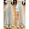Pantalones Amplios Sueltos para Mujer, Nuevo Estilo Primavera/Verano, Corte Relajado, Pantalones de Traje Fluidos, Pantalones Casuales Rectos Estilo Yamamoto para Caminar