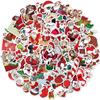 50 nuevas pegatinas de graffiti de Papá Noel para decoración navideña, para maletas, cuadernos, impermeables
