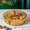 Caja de Almacenamiento para Dulces y Frutas, Duradera, Transparente, Lujo Ligero, con Tapa, para Colocar Frutas en la Sala de Estar durante el Año Nuevo