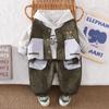 Conjunto de Ropa de Otoño para Niños Elegante Conjunto de Tres Piezas con Chaleco y Sudadera con Capucha para Bebés Ropa para Niños Pequeños Tendencia Envío Directo