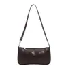 Bolsa de axila design de nicho estilo coreano versátil padrão de crocodilo bolsa baguete retrô 2026 nova bolsa de mão bolsa de ombro versátil