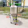 Equipamento de Microcervejaria de 30 Litros, Tanque de Fermentação Cônico de Camada Dupla de Aço Inoxidável para Bar, Máquina de Cerveja de Temperatura Constante para Oficina Doméstica