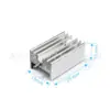 Ventas Directas de Fábrica Disipador de Calor para Chip To220 Aluminio Placa Base Mos Fuente de Alimentación Bloque Térmico Refrigeración de Semiconductores Radiador