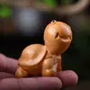 Souvenir de Navidad Talla en Madera de Ciprés Llavero Colgante Navideño Productos de Madera del Zodiaco de Dibujos Animados Dragón, Serpiente y Año del Caballo