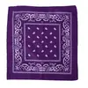 Bandana estampada poliéster turbante flor de caju poliéster algodão multifuncional quadrado Paisley transfronteiriço