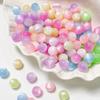 [Caramelo colorido] Cuentas redondas acrílicas imitación ojo de gato diy hechas a mano cuentas sueltas accesorios pulsera materiales de joyería