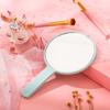 Espejo de Mano Redondo DIY Espejo de Maquillaje para Niñas Espejo Portátil con Mango para Logotipo Imprimible Espejo de Mano Espejo Pequeño de Alta Definición