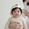 Otoño Corea del Sur Gorro para Bebé Nuevo Estilo Lindo Ins Princesa Niña Bebé Delgado Protección Solar Bebé Gorro de Pescador Venta al por Mayor