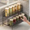 Estante de Especias para Cocina Encimera Condimentos Botellas de Salsa de Soja Vinagre Sal Especias Estante de Almacenamiento Multifuncional de Escritorio de Múltiples Capas