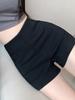 Pantalones cortos de traje blanco para mujer, ropa exterior de verano, cintura alta, talla A, ajustados, elásticos, pequeños, antideslumbrantes, de seguridad, parte inferior, pantalones cortos