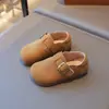 Zapatos Birkenstock para Niños 2025 Primavera y Otoño Nuevo Estilo Zapatos de Piel para Niñas Mocasines Versátiles Zapatos de Suela Suave para Niña Zapatos de Primavera Ligeros