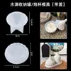 Artesanal DIY Resina Epóxi Gesso Cimento Garrafa Ab Cristal Cola Vaso Molde de Silicone Ferramentas de Lixamento Coleção