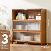 Librero con Puertas Estante de Almacenamiento de Piso a Prueba de Polvo Gabinete para Libros Infantiles Gabinete de Almacenamiento Multicapa para Sala de Estar Doméstica Vitrina de Almacenamiento