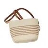 Nova Bolsa de Palha de Ombro Único Estilo Francês, Bolsa Tote de Grande Capacidade para Viagem e Férias, Moderna e Versátil, Perfeita para Tirar Fotos