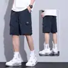Shorts de Trabalho para Homens, Shorts Finos de Seda Gelada para o Verão, Shorts Casuais de Secagem Rápida, Calças de Comprimento Médio para Esportes ao Ar Livre Masculinos
