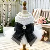 PETCIRCLE Ropa para Mascotas para Perros Pequeños y Cachorros, Lindo Vestido Esponjoso Estilo Princesa Dulce, Talla 5 Vestido de Boda