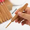 Venda Direta da Fábrica Bambu Carbonizado Artesanal DIY Ferramentas de Crochê Bolsas para Bonecas Chapéus Ferramentas de Crochê Crochê para Iniciantes