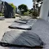 Pedras de Caminhada de Ardósia Natural Pedras de Caminhada para Gramado Jardim Exterior Pátio Pisos Pedras de Caminhada para Gramado Antiderrapante e Resistente ao Desgaste