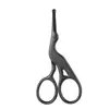 Tijeras de grúa al por mayor de fábrica, Tijeras para pelos de la nariz negras, Tijeras para recortar cejas, Tijeras pequeñas para barba, Tijeras vintage, Tijeras para bolsitas de té