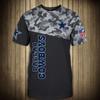 Camiseta Casual de Manga Corta de Moda Transfronteriza 2025 Estampado Digital 3D Camuflaje Genial Atuendo de Pareja Camiseta de Cuello Redondo para Hombre y Mujer