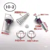 Máquina de correas rueda guía de urdimbre y bobinado anillo de tensión tensor resorte guía de hilo guía de hilo pinza de hilo hilo anti-salto