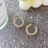 Pendientes de Alfabeto Clásicos Explosivos de Celebridad de Internet de TikTok Estilo Frío Nicho Diseño Lujo Ligero Sentido Avanzado Pendientes Pendientes