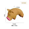 Novo brinquedo para pet: brinquedo de osso de pata de porco de látex que faz barulho, brinquedo divertido para morder de leitão abstrato para cachorro, atacado