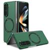 Funda Plegable para Teléfono Samsung ZFold6 ZFold4 Sensación de Piel Magnética ZFlip6/5 Funda Protectora Simple Resistente a Caídas