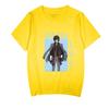 Wen Hao Perro Salvaje Animación Alrededor Tai Dazai Zhongyuan Ocio Dibujos Animados para Mujer Camiseta de Manga Corta para Mujer Mismo Estilo para Parejas