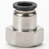 Conector Pneumático PCF rosca interna 2 pontos 4 pontos engate rápido passagem reta bico conector para mangueira de ar PCF8/10/12-04