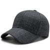 Gorra de hombre moda tendencia de cuadrícula gorra de béisbol madura estable gorra de connotación discreta gorra parasol