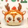 Nuevos Globos de Papel de Aluminio de Navidad Árbol de Navidad Grande Papá Noel Decoración Festiva Sala de Estar Decoraciones de Globos para Nochebuena