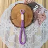 Cordón trenzado de fábrica para teléfono móvil, colgante, cuerda para la muñeca, cadena de teléfono móvil colorida, llavero, cuerda para la muñeca de bolso de moda, venta al por mayor