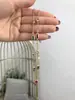 Directo de fábrica Moda Collar para mujer Europa y Estados Unidos nuevo a juego de colores colgante de piedra de cristal collar de color arcoíris con temperamento