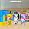 Taza Termo de Estilo Nuevo para Niñas, Vaso de Agua de Aspecto Elegante, Gigante de Acero Inoxidable, Vaso Gigante de Gran Capacidad, Vaso Térmico al por Mayor