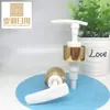 Cabezal de Bomba Dispensadora de Loción de Aluminio Anodizado Dorado 28/410, Cabezal de Bomba de Plástico a Presión para Botella de Champú, Bomba Rotatoria Integrada de 28 Dientes