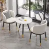 Juego de sofá de un asiento y mesa de centro para recepción de hotel, sala de reuniones de clientes, oficina de ventas, salón de belleza, centro comercial, mueble de sala de exposición, gama alta