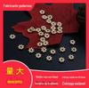 Acessórios de latão Xizang cobre 4MM6MM espaçador contas espaçadoras flor de ameixeira acessórios contas de Buda acessórios de joalheria antiga