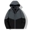 Chaqueta de Trabajo Tres en Uno Desmontable de Dos Piezas a Prueba de Viento Cálida para Otoño e Invierno con LOGOTIPO Estampado y Bordado