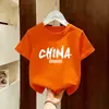 Camiseta para Niñas 2026 Nuevo Verano Algodón Puro Manga Corta Moda Suelta Ropa de Verano Niños Grandes Niñas Celebridad de Internet t