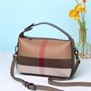 2024 Novo Estilo Xadrez Pequeno Bolsa Cesta de Comida Feminina Bolsa Telefone Móvel Bolsa Pequena All-match Ombro Crossbody Bolsa para Cabelo
