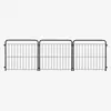 Cerca Modular para Animais de Estimação 65x69, 3 Painéis (65 cm) - Preta