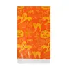 Promoção Quente Conjunto de Louças para Festa de Halloween de Abóbora Toalha de Mesa Bandeja de Papel Decoração de Banner Prato de Jantar Descartável Faca, Garfo e Colher
