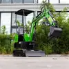 Excavadora compacta de orugas para limpieza de obras y demolición, adecuada para demolición en interiores y construcción en espacios reducidos.; excavadora miniatura
